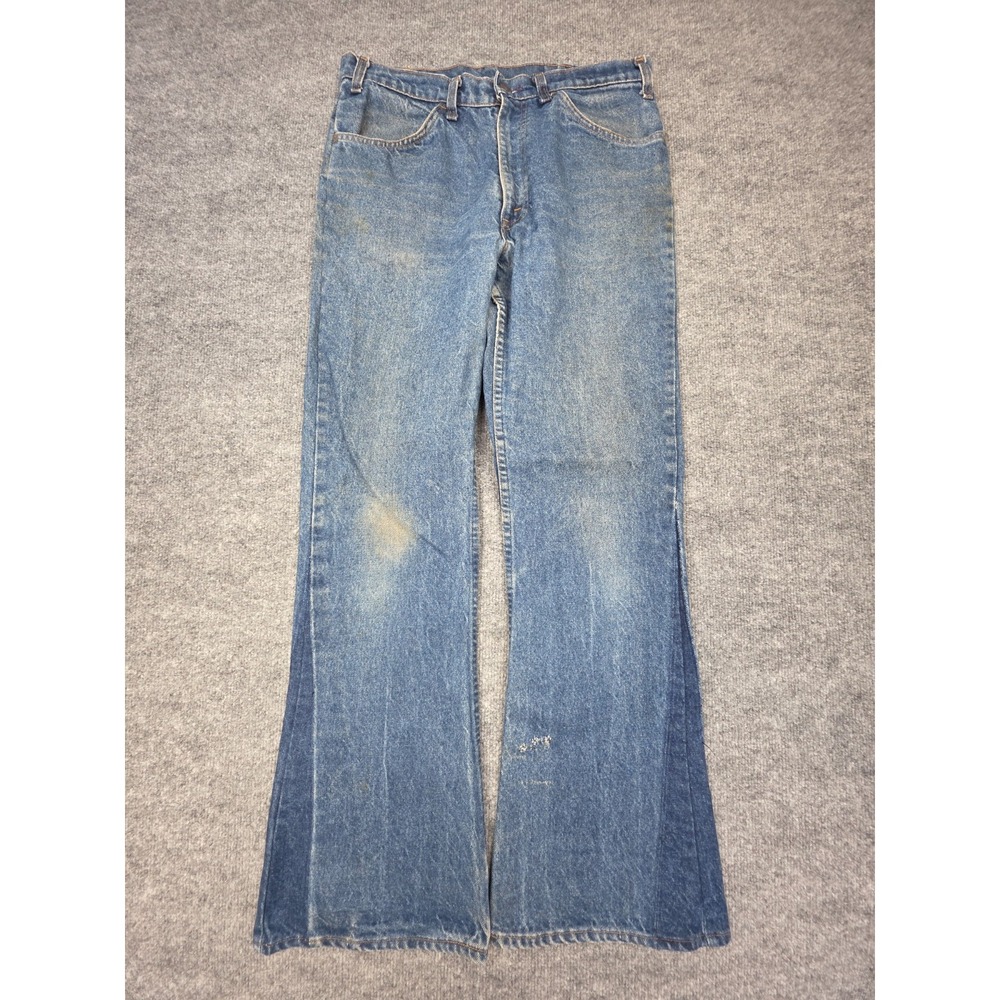 Vintage Levi's 646 Bellbottom Jeans Men's FITS 31 x 30 Blue *READ!* Usa Orange